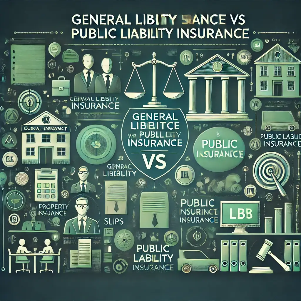 general liability insurance vs public liability insurance diamond back insurance