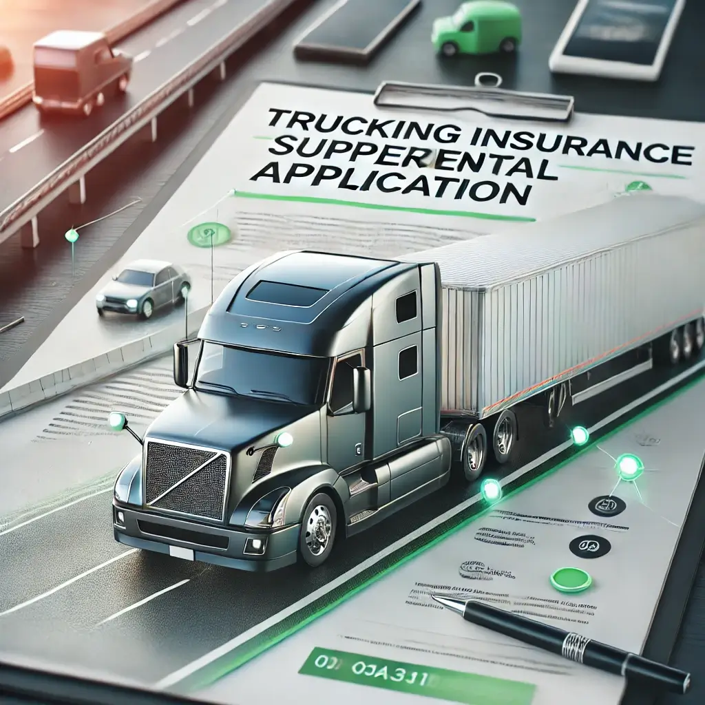 trucking insurance supplemental application diamond back insurance