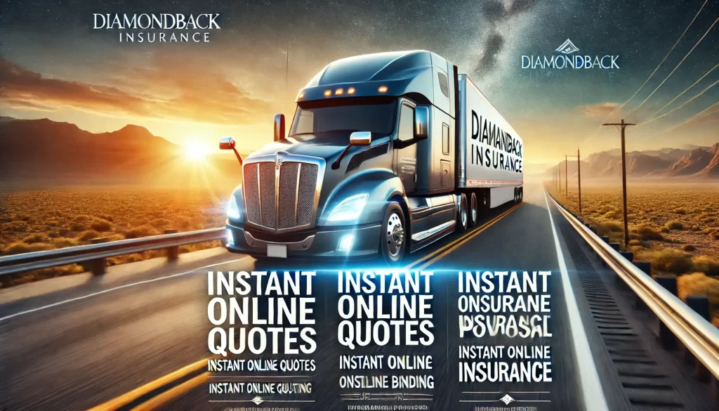 Diamondbackins.com instant trucking quote-Insurance-companies-for-truckers