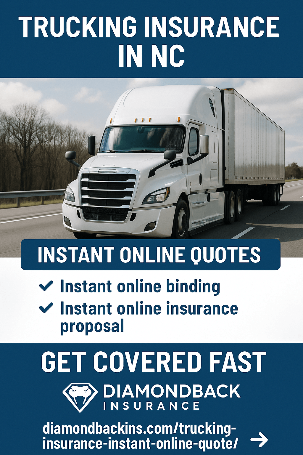 Diamondbackins.com instant trucking quote