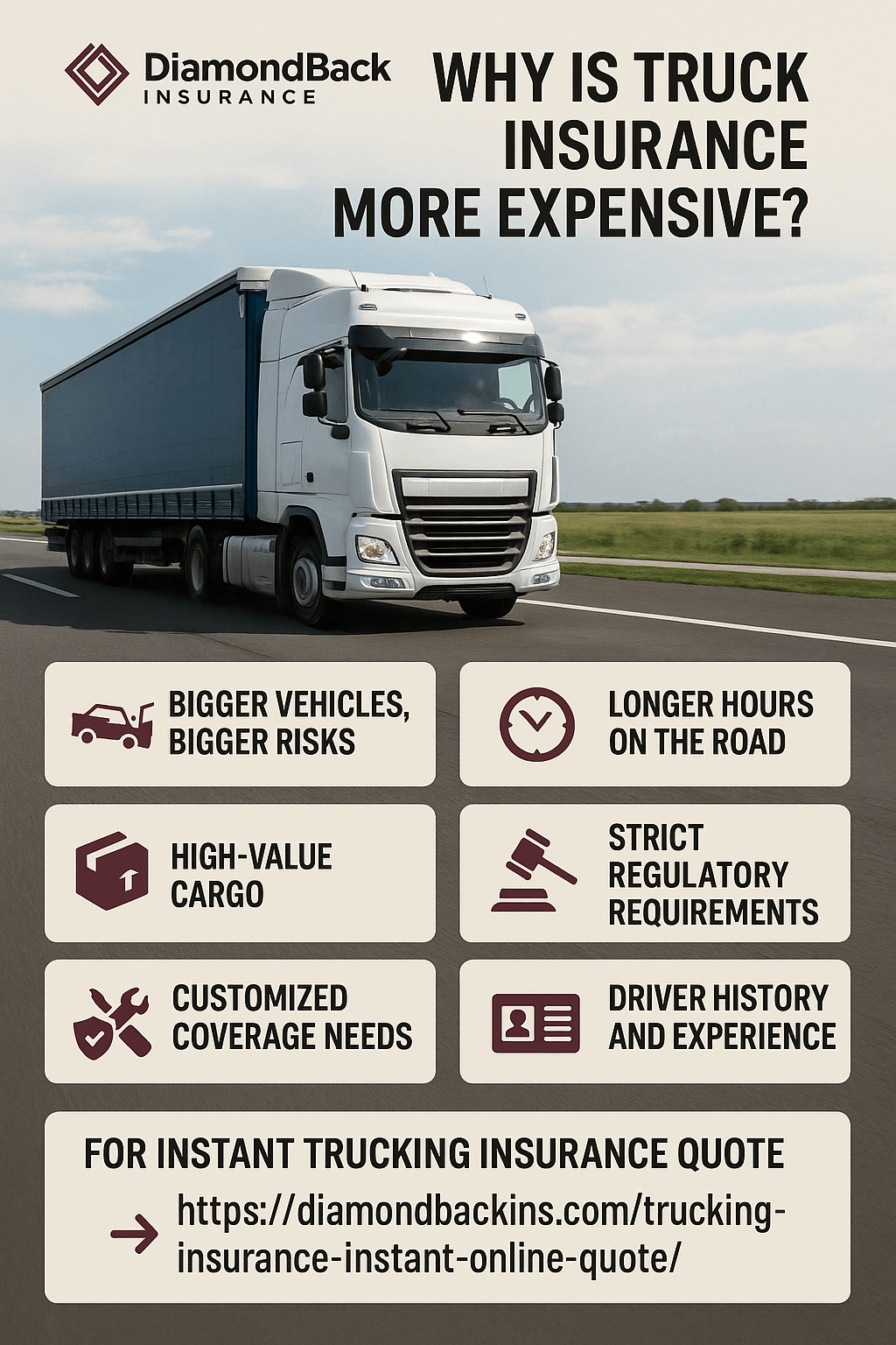 Diamondbackins.com instant trucking quote
