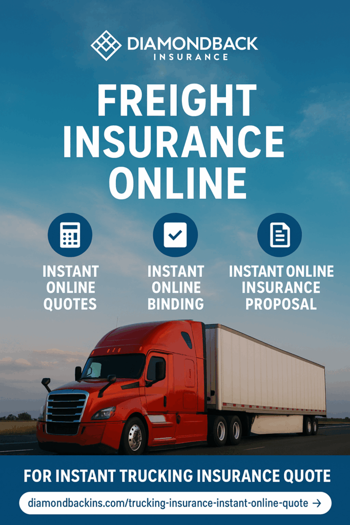Diamondbackins.com instant trucking quote