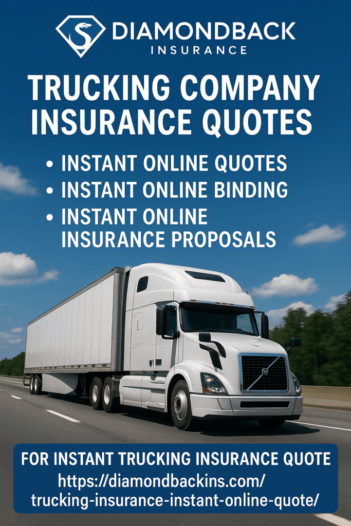 Diamondbackins.com instant trucking quote