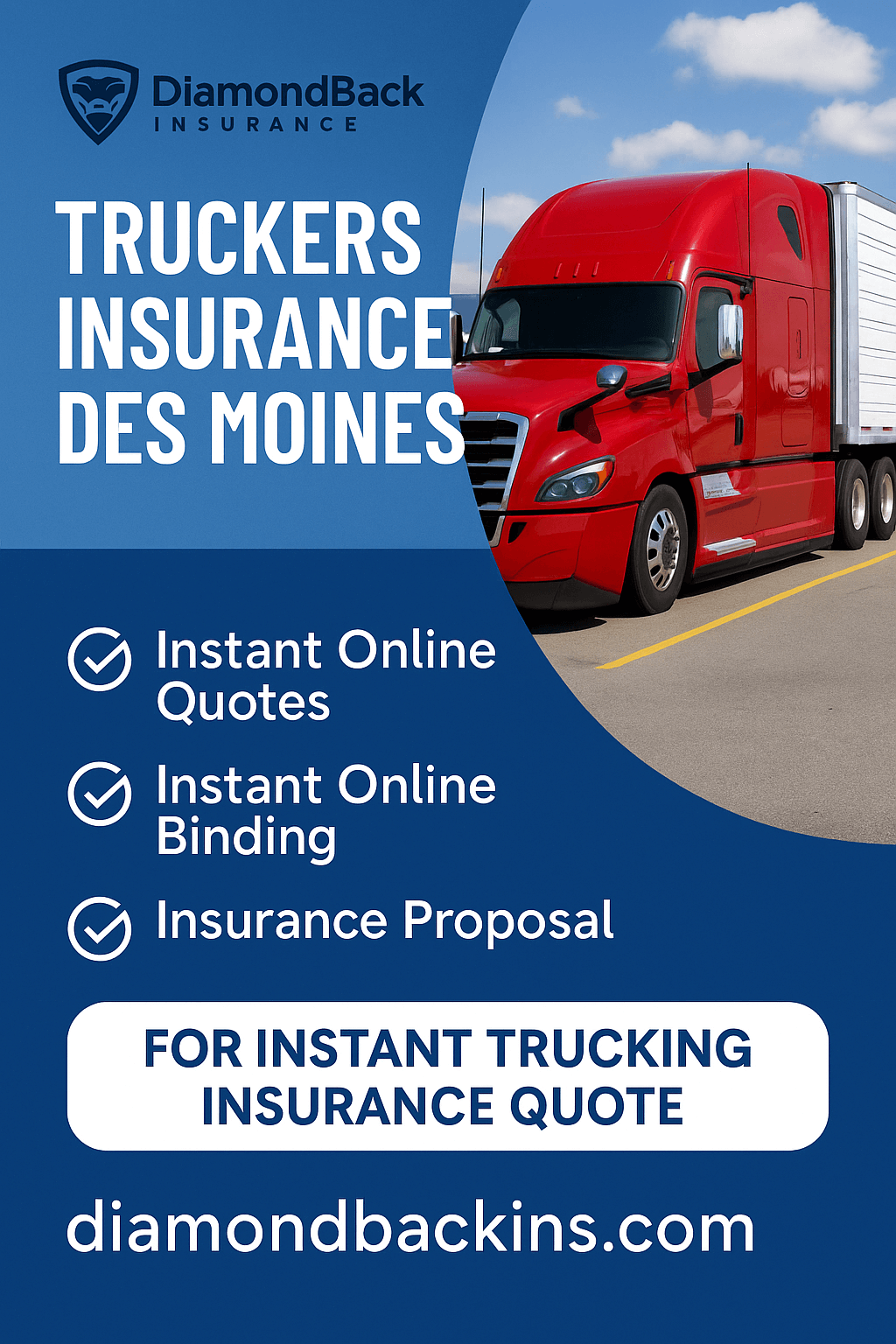 Diamondbackins.com instant trucking quote