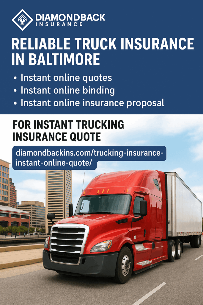trucking insurance baltimore