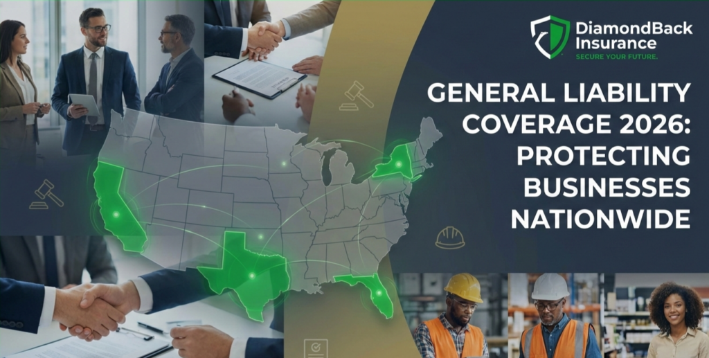 General Liability Insurance Coverage in Every State in 2026 DiamondBack Insurance
