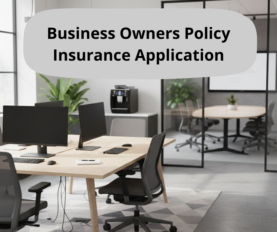 Business Owners Policy Insurance Application DiamondBack Insurance