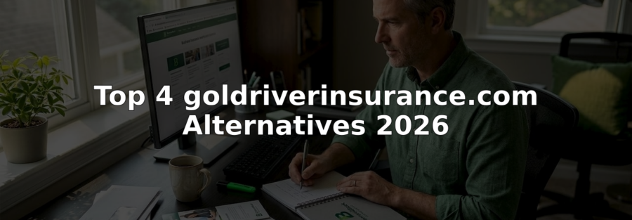 Business owner comparing insurance quotes at desk