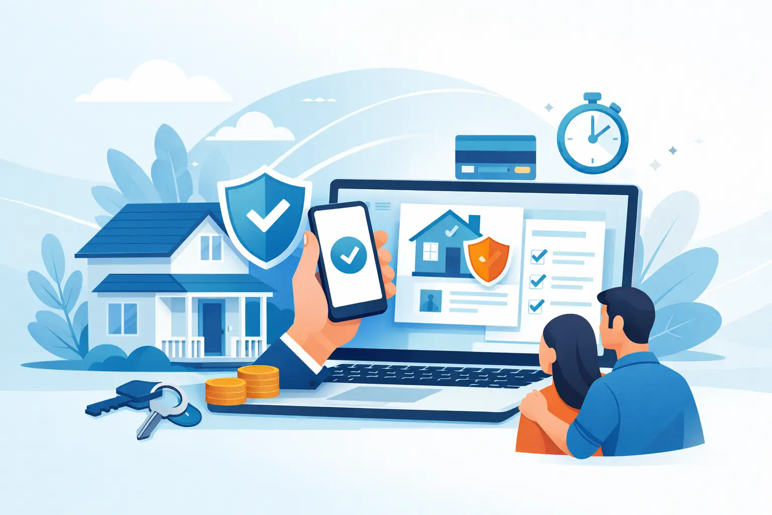 Buy Home Insurance Entirely Online Fast