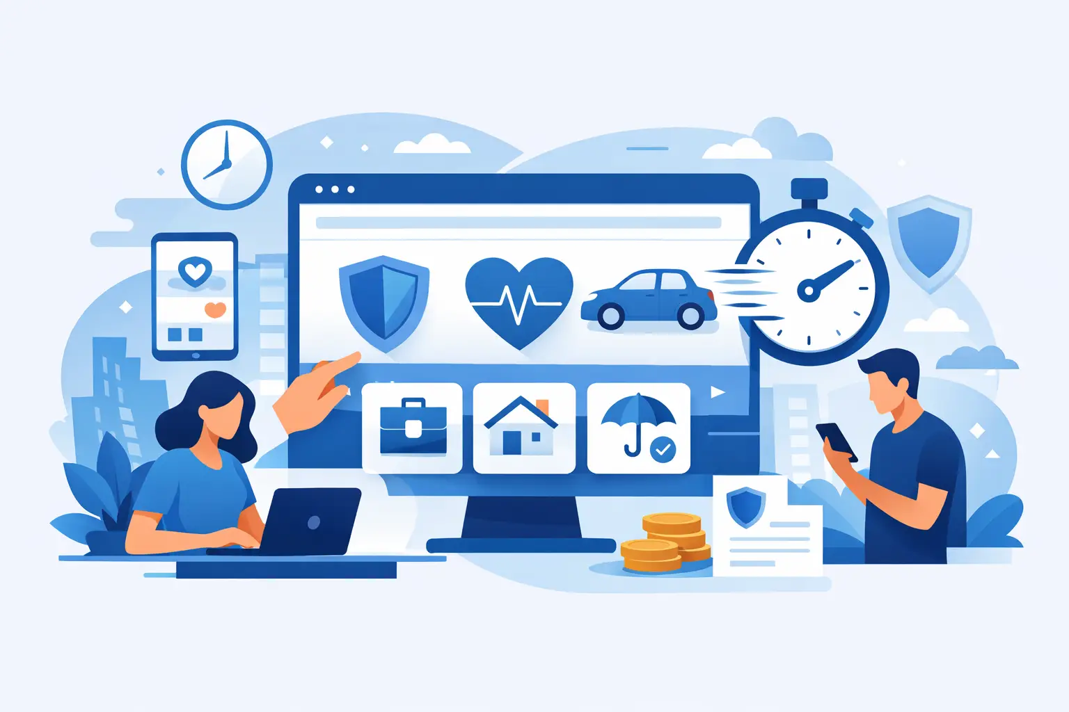 How a Digital Insurance Marketplace Saves Time