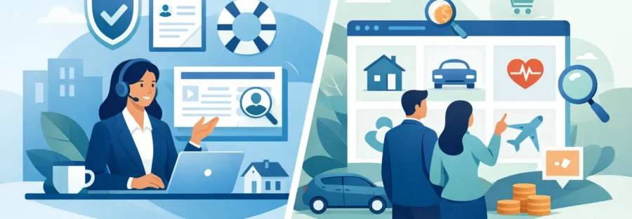 Online Insurance Broker vs Marketplace