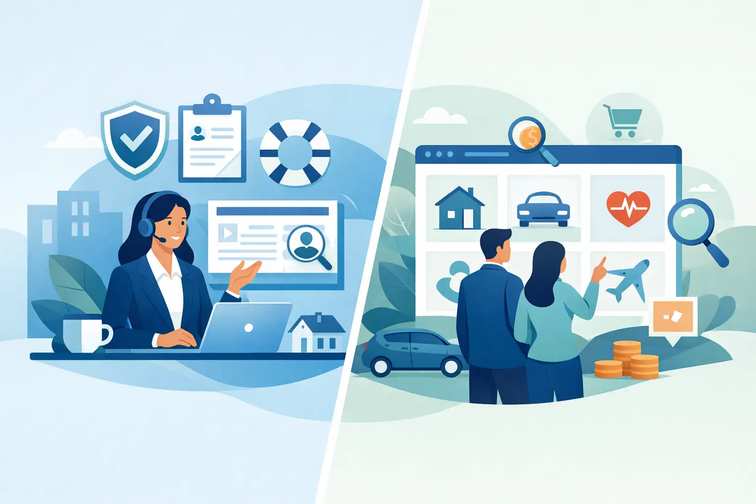 Online Insurance Broker vs Marketplace