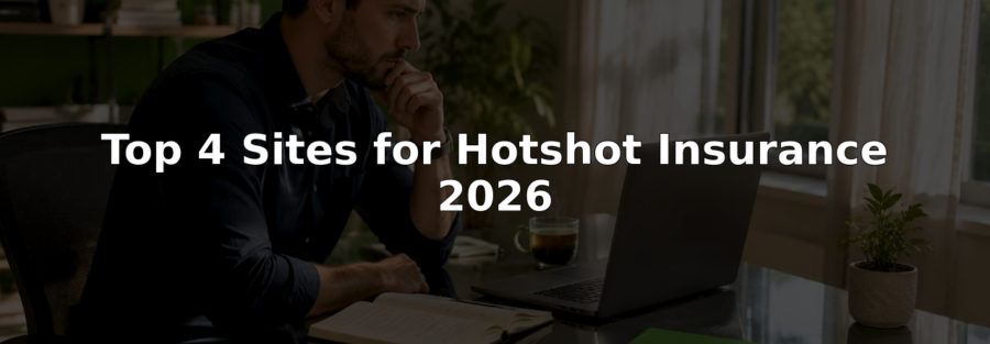 Man reviewing hotshot insurance quotes online at desk