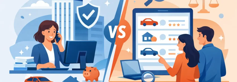 Direct Insurer vs Comparison Site Compared