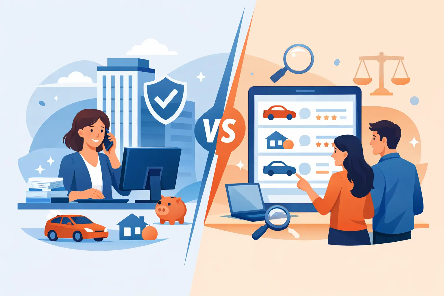 Direct Insurer vs Comparison Site Compared