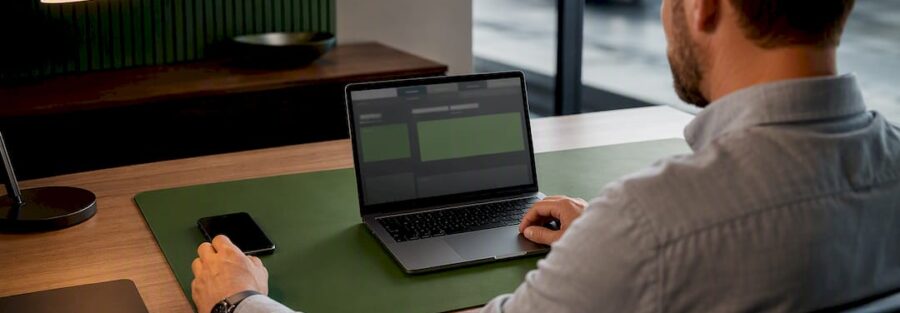 Fleet manager comparing insurance buying options